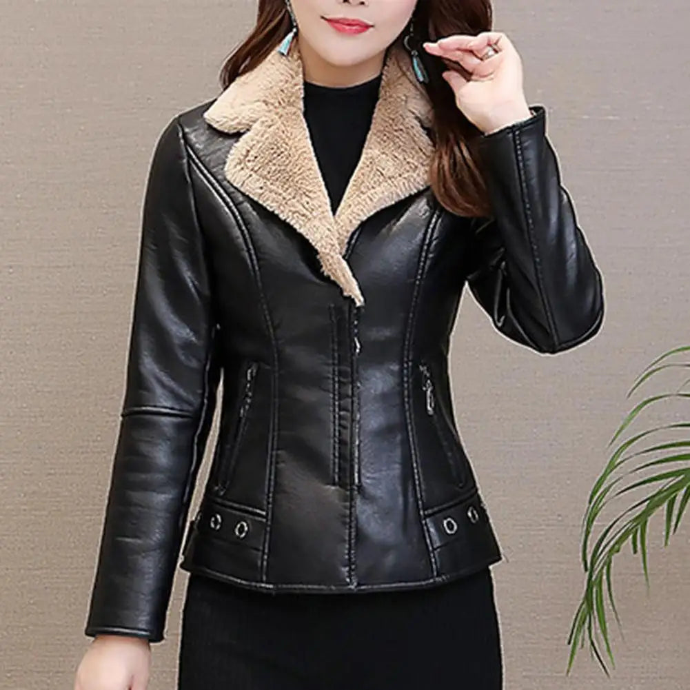 Women Leather Jacket Stylish