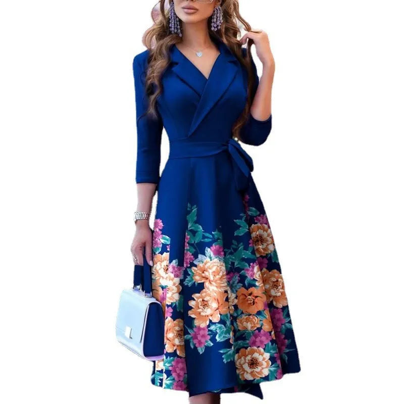 Midi Dress – Elegant Office & Party Wear