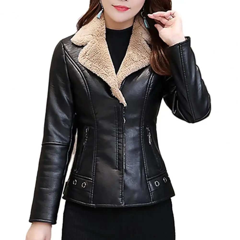 Women Leather Jacket Stylish