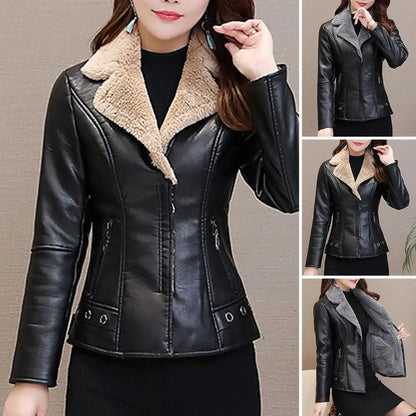 Women Leather Jacket Stylish