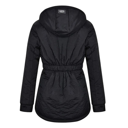 Women’s Winter Hooded Jacket – Mid-Long Warm Cotton Coat