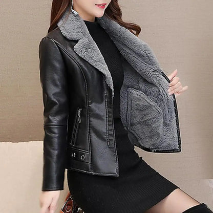 Women Leather Jacket Stylish